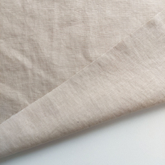 Leinenstoff uni Beige Meterware