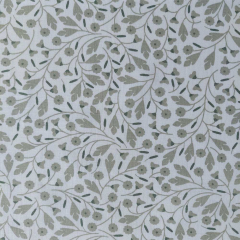 Baumwollstoff Blumen Bl�mchen Meterware Salbeigr�n Webware