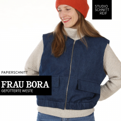 Papierschnittmuster Weste FRAU BORA