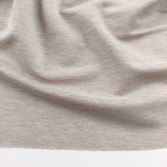 Viskose Jersey Piqu� hellbraun meliert – Soft Jersey Meterware