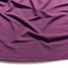 Modal Jerseystoff Meterware uni, burgundy