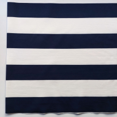 Punto di Roma Jersey Blockstreifen Dunkelblau Cremewei� – Maritimer Chic