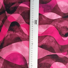 Viskose Twill Stoff Meterware – Wellenmuster ECOVERO