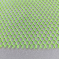 Netzstoff Mesh f�r Bekleidung und Taschen, neongr�ngelb