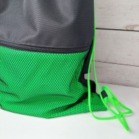 Netzstoff Mesh f�r Bekleidung und Taschen, neongr�ngelb
