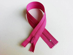 Rei�verschluss 35 cm nicht teilbar, fuchsia