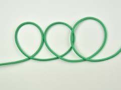 Gummikordel 3 mm, leuchtend gr�n