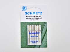5 Schmetz Microtex Nadeln,Nadelst�rke 80