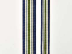 Ripsband Streifen 16 mm, navy grau gr�n