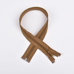 Rei�verschluss teilbar 60 cm, camel