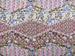 RESTST�CK 90 cm Milliblu's Ethno Folk Viskose Blumen, taupe