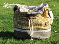 PACKS EIN Beuteltasche Schnittmuster