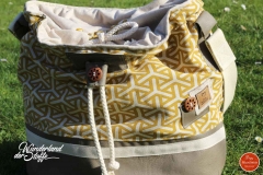 PACKS EIN Beuteltasche Schnittmuster