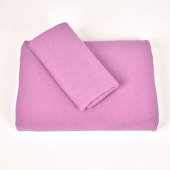 B�ndchenstoff Meterware Glattstrick uni, violet helle Pflaume #440