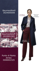 Jerseystoff Punto di Roma Heavy Stretchjersey, bordeaux