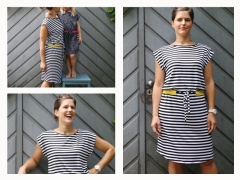 Papierschnittmuster Jerseykleid FRAU JULIE Studio Schnittreif