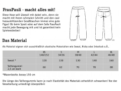 Papierschnittmuster Sweathose Damen FRAU PAULI Studio Schnittreif