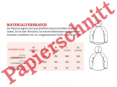 FrauToni Kapuzensweater f�r Damen Schnittmuster