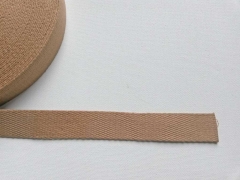 RESTST�CK 100 cm Gurtband Baumwolle 2,5 cm breit, camel 44