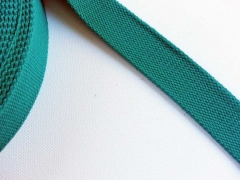RESTST�CK 39 cm Gurtband Baumwolle Polyester 3,2 cm breit, aquamarin