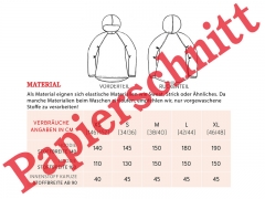 HerrToni Kapuzensweat f�r Herren Schnittmuster