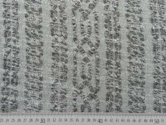 Strickstoff mit Zopfmuster leicht, grau mint