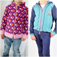 Papierschnittmuster Kapuzenjacke Kinder Lillesol Basics No.5