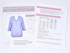 Lillesol No.6 Blusenshirt Webware Schnittmuster