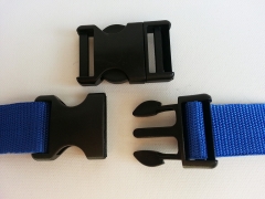 Steckschnalle 3 cm (30mm), schwarz