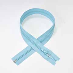 Rei�verschluss teilbar 50 cm, eisblau