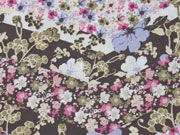 RESTST�CK 90 cm Milliblu's Ethno Folk Viskose Blumen, taupe