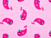RESTST�CK 60 cm Musselin Double Gauze Frau Wal, rosa