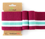 Bio-B�ndchen Cuff Me RIPPED, beere weiss mint