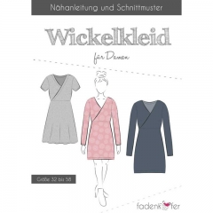 Papierschnittmuster Wickelkleid Damen Fadenk�fer