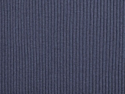 Rippenb�ndchen Hipster-Beanie Stoff, graublau melange