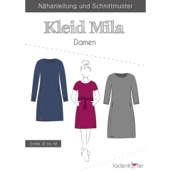 Papierschnittmuster Kleid Mila Damen Fadenk�fer