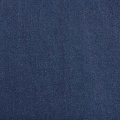 Baumwolljeansstoff mit Stretch uni, dunkelblau