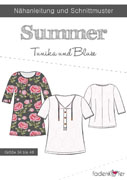 Papierschnittmuster Summer Tunika Damenbluse Fadenk�fer