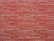 Jersey Streifen blurry stripes, wei� terracotta