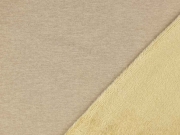RESTST�CK 37 cm Sweatstoff Alpenfleece uni, camel