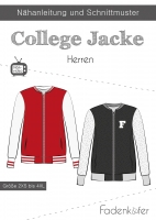Papierschnittmuster College Jacke HERREN Fadenk�fer