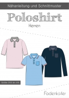 Papierschnittmuster POLOSHIRT HERREN Fadenk�fer
