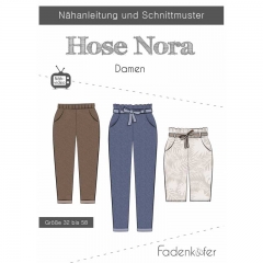Papierschnittmuster Hose Damen NORA Fadenk�fer