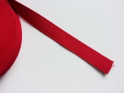 RESTST�CK 22 cm Gurtband Baumwolle 2,5 cm breit, rot #8