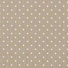 Baumwollstoff kleine Punkte beschichtet Petite Dots, wei� hellbeige