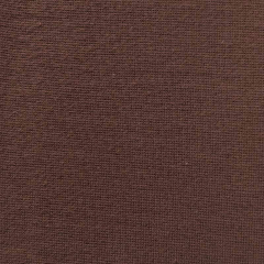 B�ndchenstoff Meterware Glattstrick uni, schokobraun
