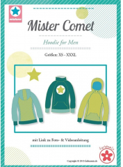 Mister Comet Hoodie f�r Herren Schnittmuster