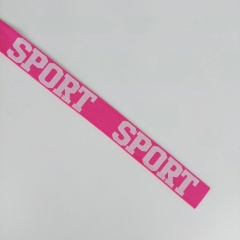 Gummiband Sport 32 mm breit, wei� pink