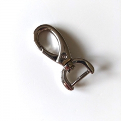 Karabinerhaken Metall 1,5 cm hochwertig hochgl�nzend, silber