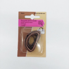 D-Ringe 4er Set verschiedene Gr��en, altkupfer